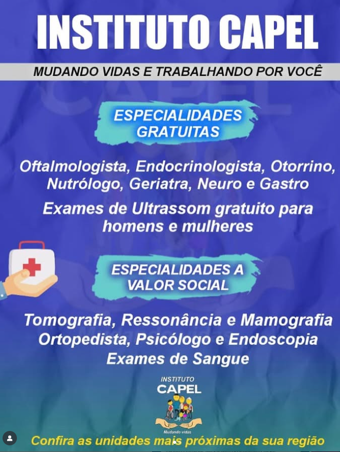 Instituto Capel - Mudando Vidas e Trabalhando por Você